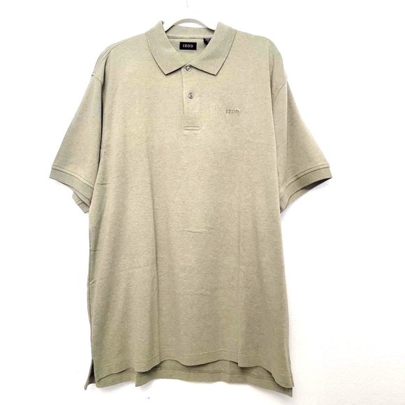 Izod Other - Izod NWT Deadstock 2012 Leaf Heather Green Polo Shirt Size XL